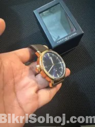 Original Tommy Hilfiger watch brown leather